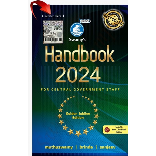 Swamy's Handbook for Central Government Staff (CGS) 2024 (G-16)
